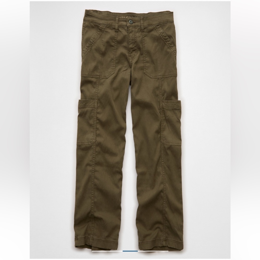 American Eagle Stretch High-Rise Utility Stovepipe Pant - Picture 3 of 8